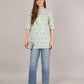 Jaitra Apparels Women Printed Rayon Straight Kurta (Off White) - Swadesiicart