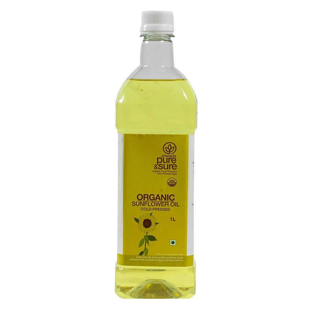 Pure & Sure Organic Cold Pressed Sun Flower Oil - Swadesiicart