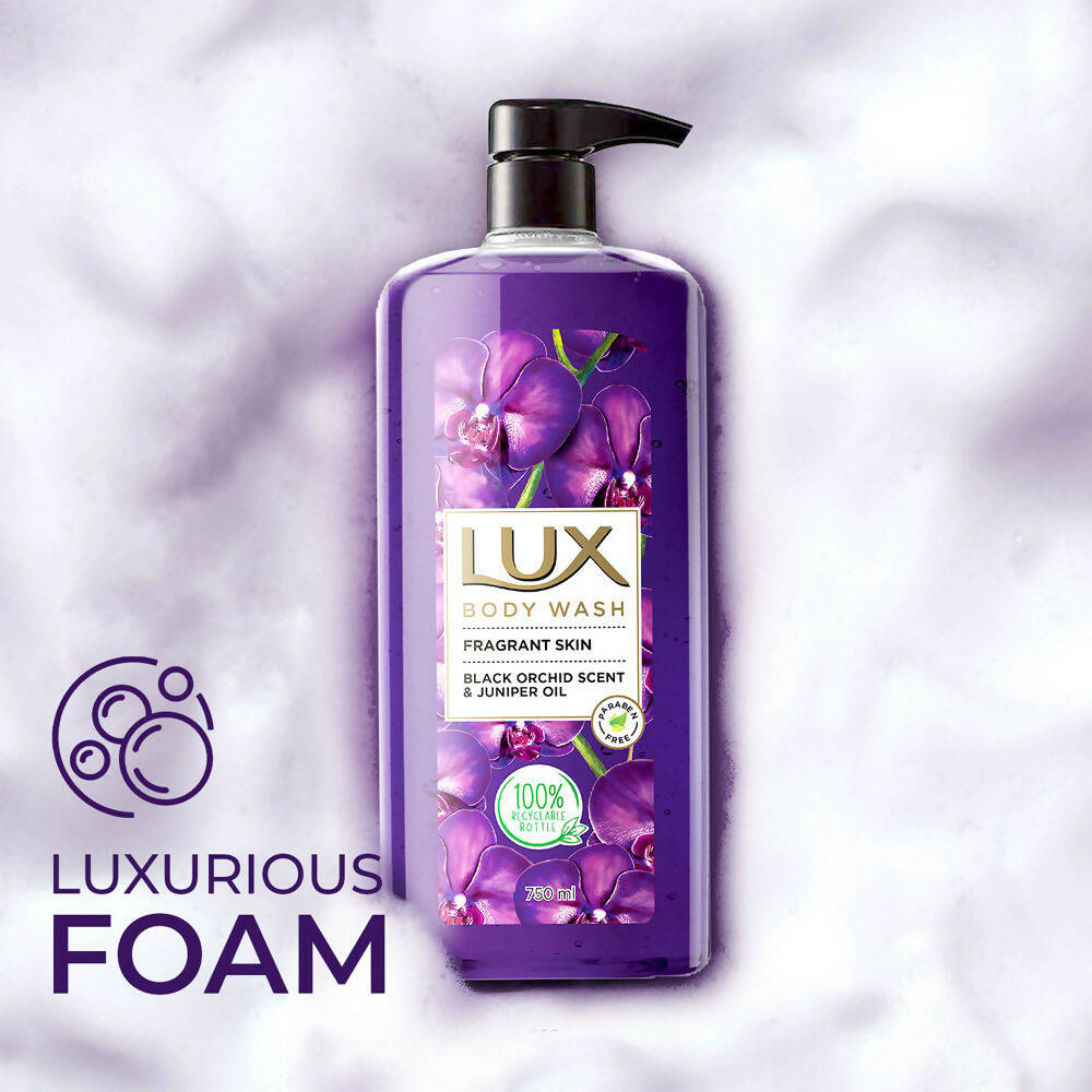 Lux Body Wash with Black Orchid Fragrance & Juniper Oil - Swadesiicart