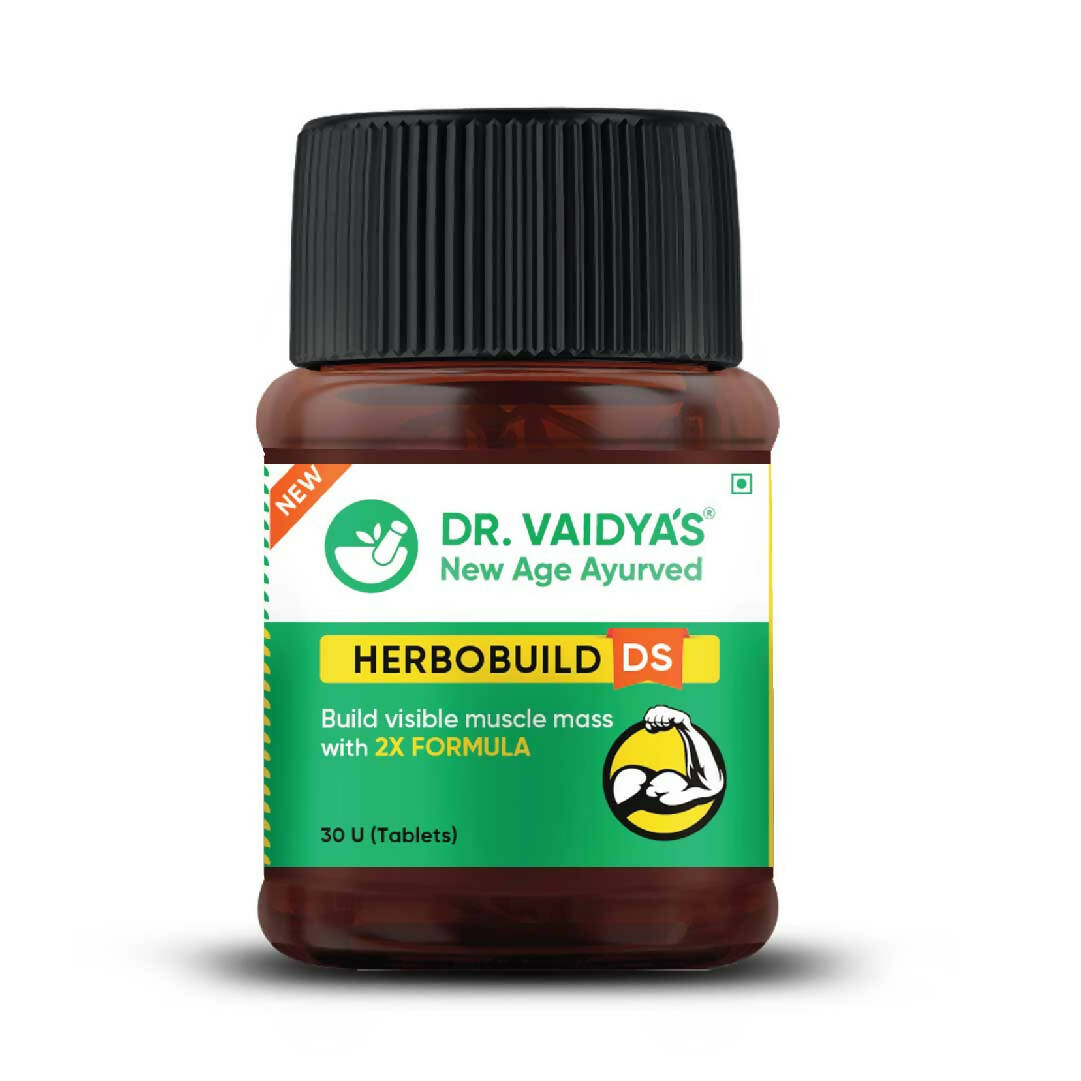Dr. Vaidya's Herbobuild DS (Double Strength) Tablets - Dr Vaidya’s