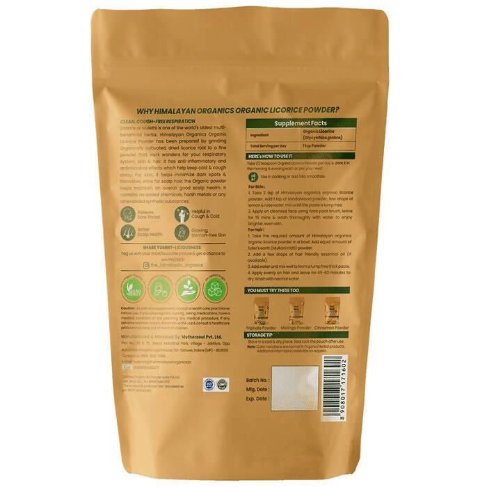 Himalayan Organics Licorice Powder | Swadesiicart