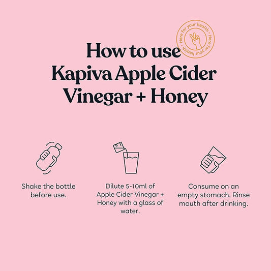 Kapiva Ayurveda Apple Cider Vinegar + Honey | Swadesiicart