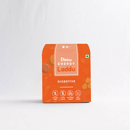 Dibha Digestive Laddu (Vegan, Sugar-Free, Gluten-Free, 100% Natural) | Swadesiicart