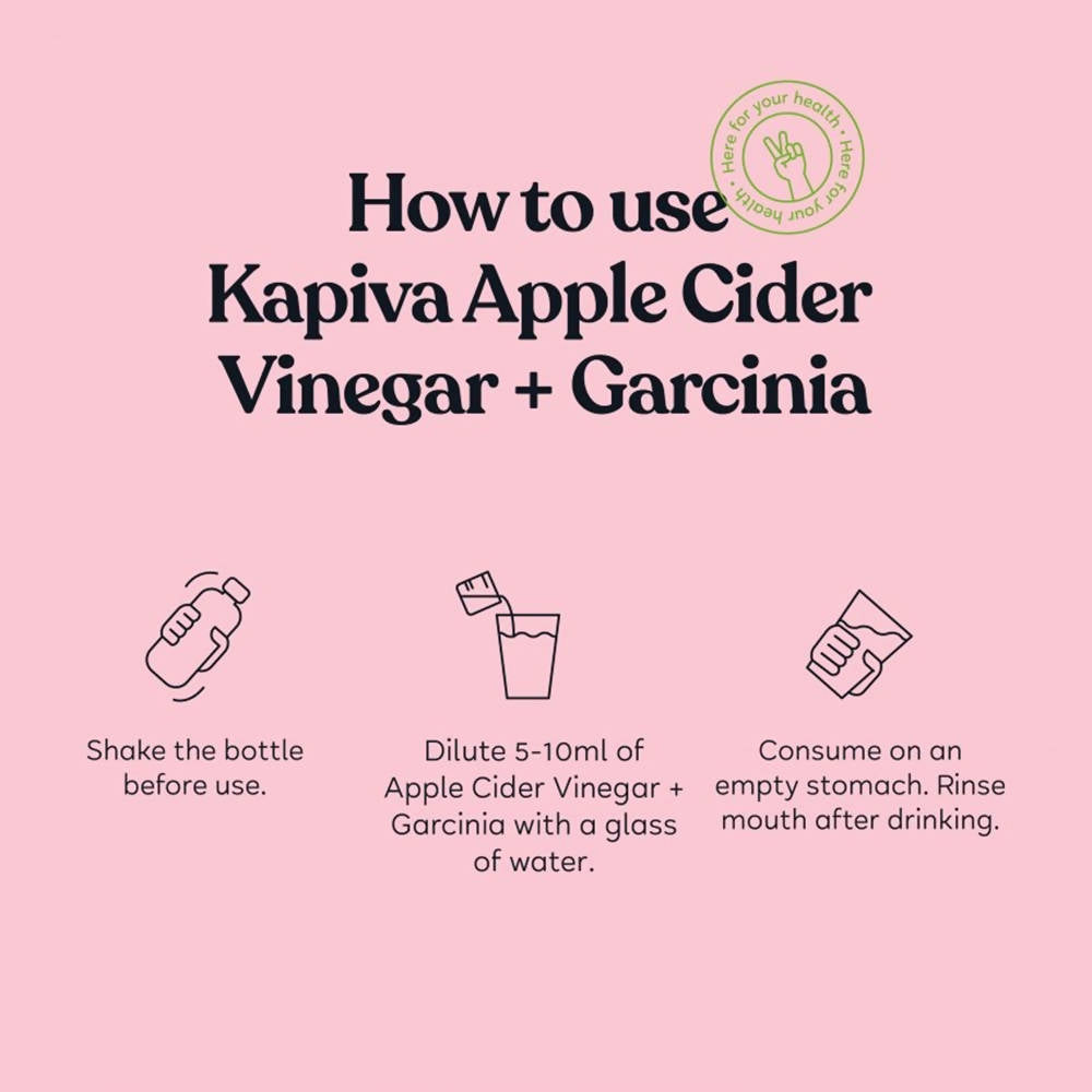 Kapiva Ayurveda Apple Cider Vinegar + Garcinia | Swadesiicart