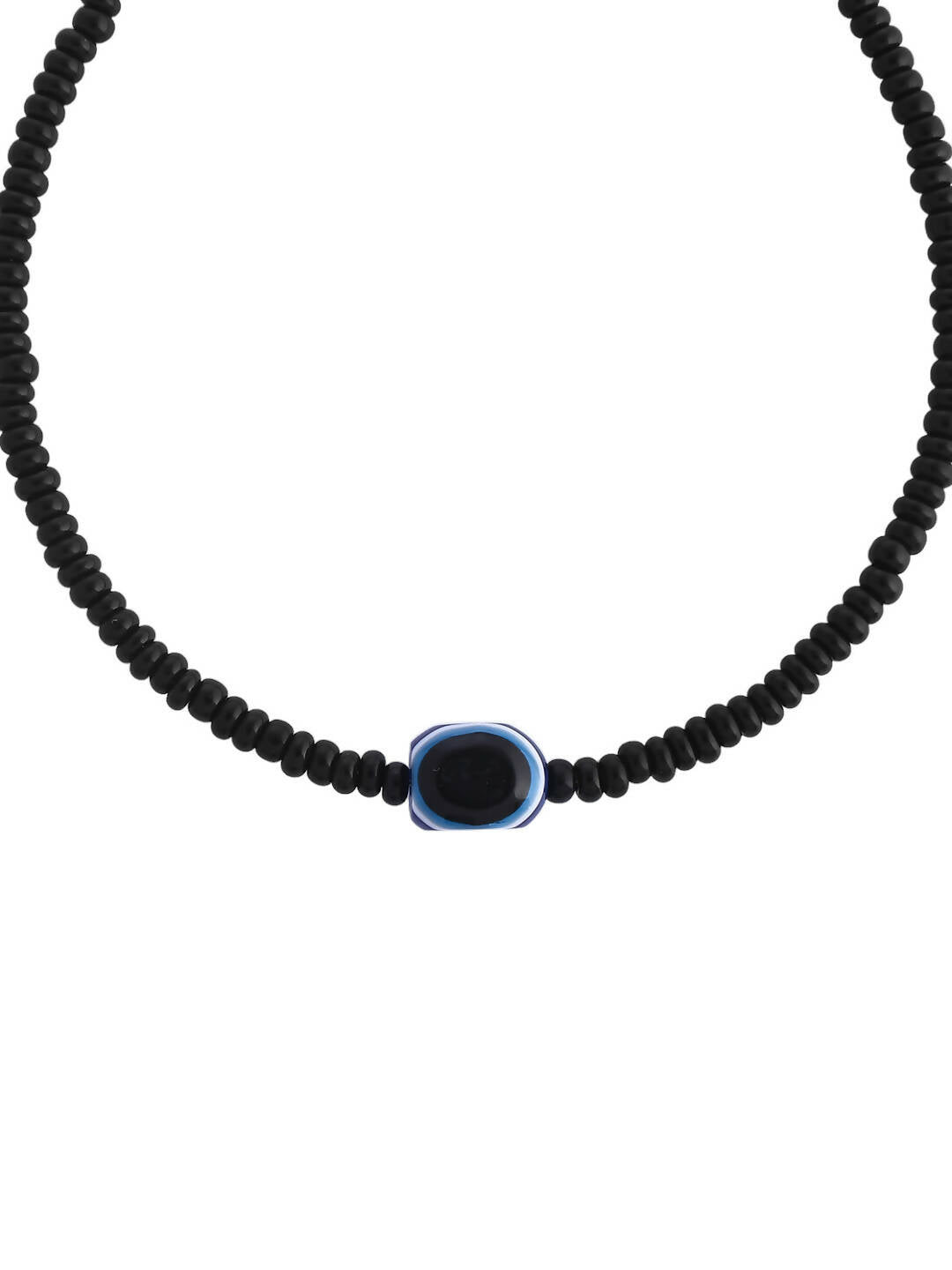 VOJ Women Black Color stainless steel Anklet - Swadesiicart
