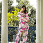 Casual Fashionable Multi Muslin Cotton co-ord set - Manya - Swadesiicart