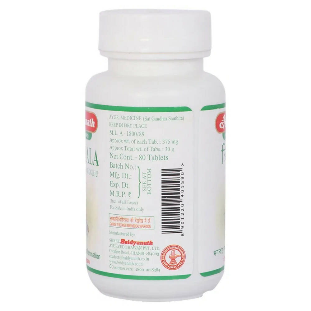 Baidyanath Jhansi Triphala Guggulu Tablets | Swadesiicart