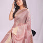 Shree Shyam Fashion Organza Pink Saree