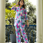 Casual Fashionable Multi Muslin Cotton co-ord set - Manya - Swadesiicart