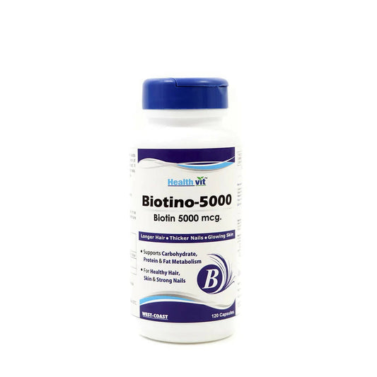 Healthvit Biotino-5000 Capsules | Swadesiicart