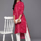 Ahalyaa Women's Traditional wear Kurta - Red | Swadesiicart