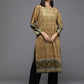 Ahalyaa Women's Traditional wear Kurta - Mustard | Swadesiicart