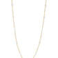Gold-Toned White Brass Gold-Polished Necklace - Ruby Raang | Swadesiicart