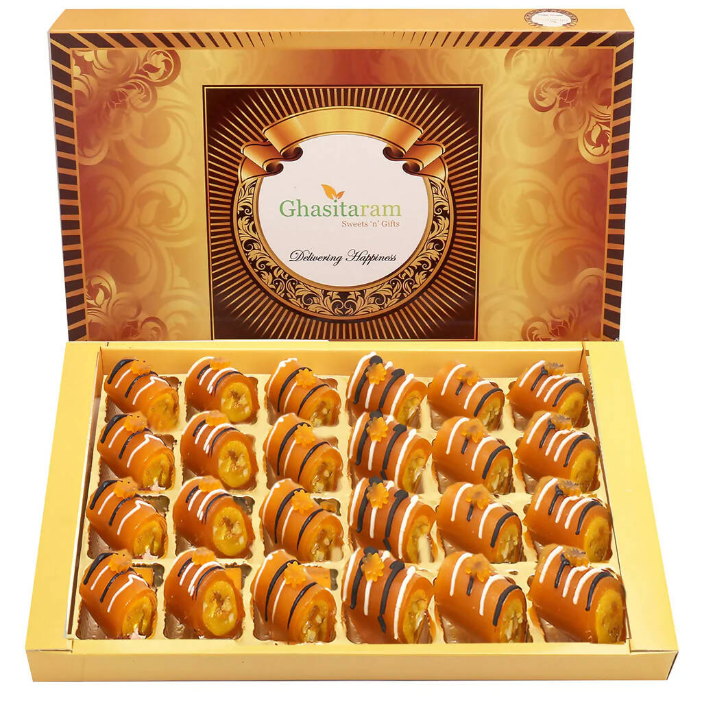 Ghasitaram Mango Roll Delight Sweets | Swadesiicart