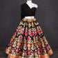 Black Banarasi Silk Lehenga Choli for Women, Ready to Wear Stitched Lengha Choli for Party by Infinity Export | Swadesiicart