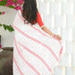 Beatitude White Cotton Handloom Saree