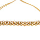 Kundan & Pearl Neckpiece (Gold) - Ruby Raang | Swadesiicart