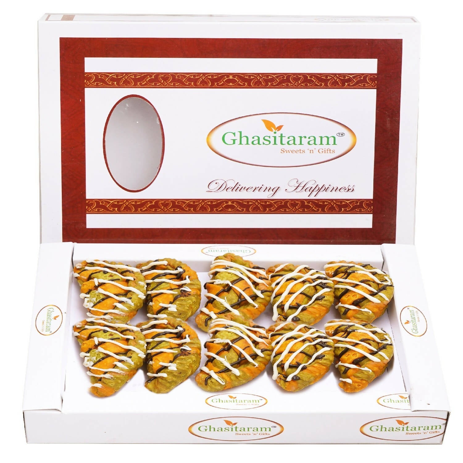 Ghasitaram Designer Gujiya | Swadesiicart