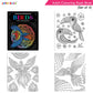 Jolly Kids Adult Colouring Books Set of 4|Adults Colouring Book: Stress Relieving Designs Floral, Animals, Birds & Motivational Quotes Colouring Books - Swadesiicart