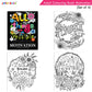 Jolly Kids Adult Colouring Books Set of 4|Adults Colouring Book: Stress Relieving Designs Floral, Animals, Birds & Motivational Quotes Colouring Books - Swadesiicart