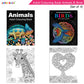 Jolly Kids Adult Colouring Books Set of 4|Adults Colouring Book: Stress Relieving Designs Floral, Animals, Birds & Motivational Quotes Colouring Books - Swadesiicart