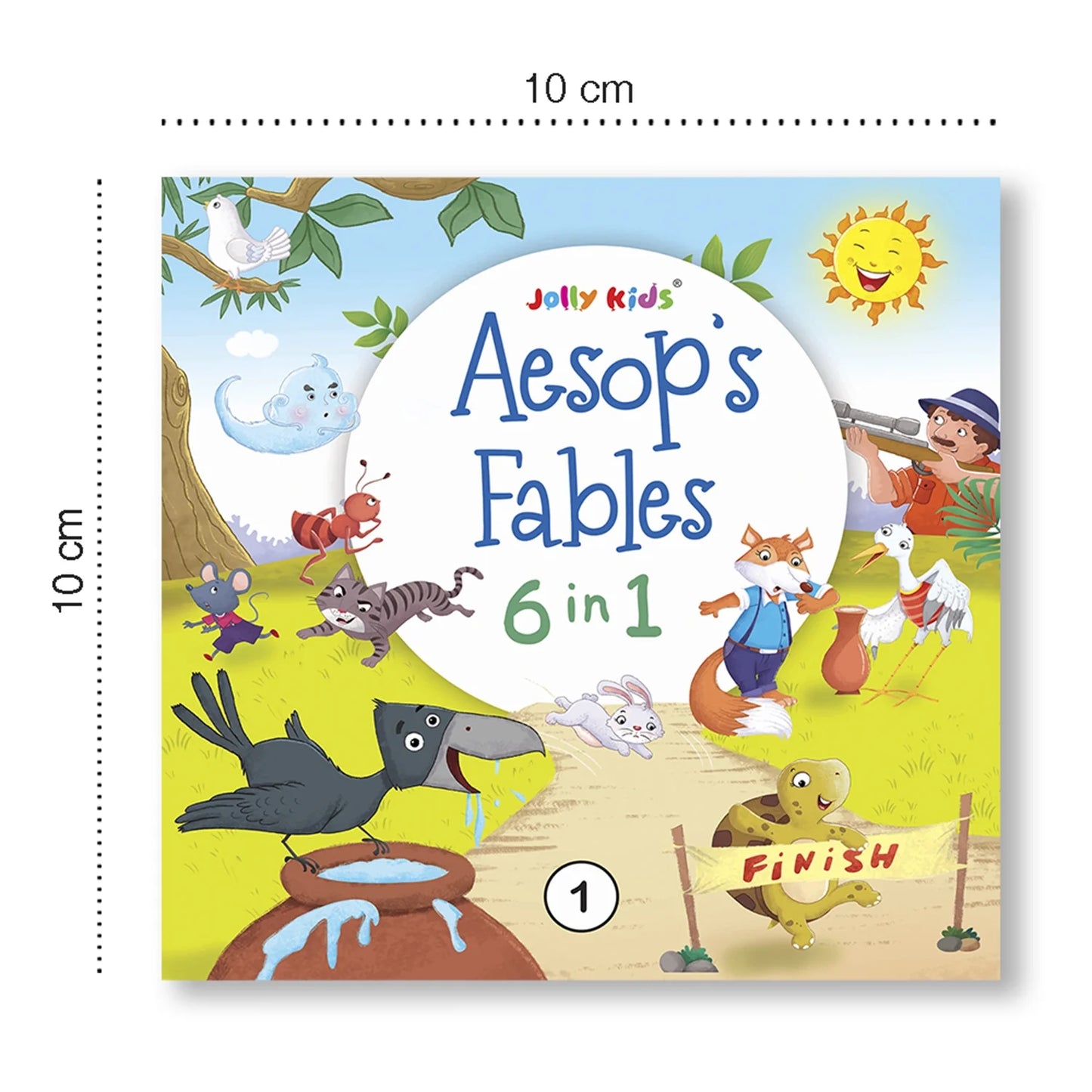 Jolly Kids A Collection of Aesop's Fables 6 in 1 Combo Moral Stories Books for Children| Ages 3-6 Years| Set of 2 - Swadesiicart