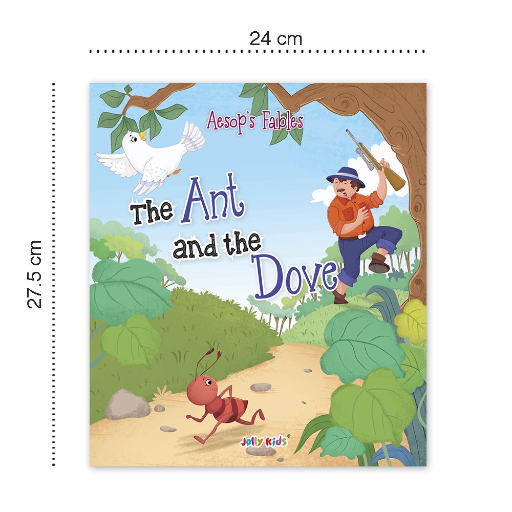 Jolly Kids Aesop’s Fables English Short Stories Book 1 Set of 4 for Little Children| Ages 3 – 6 Years| Moral Stories - Swadesiicart