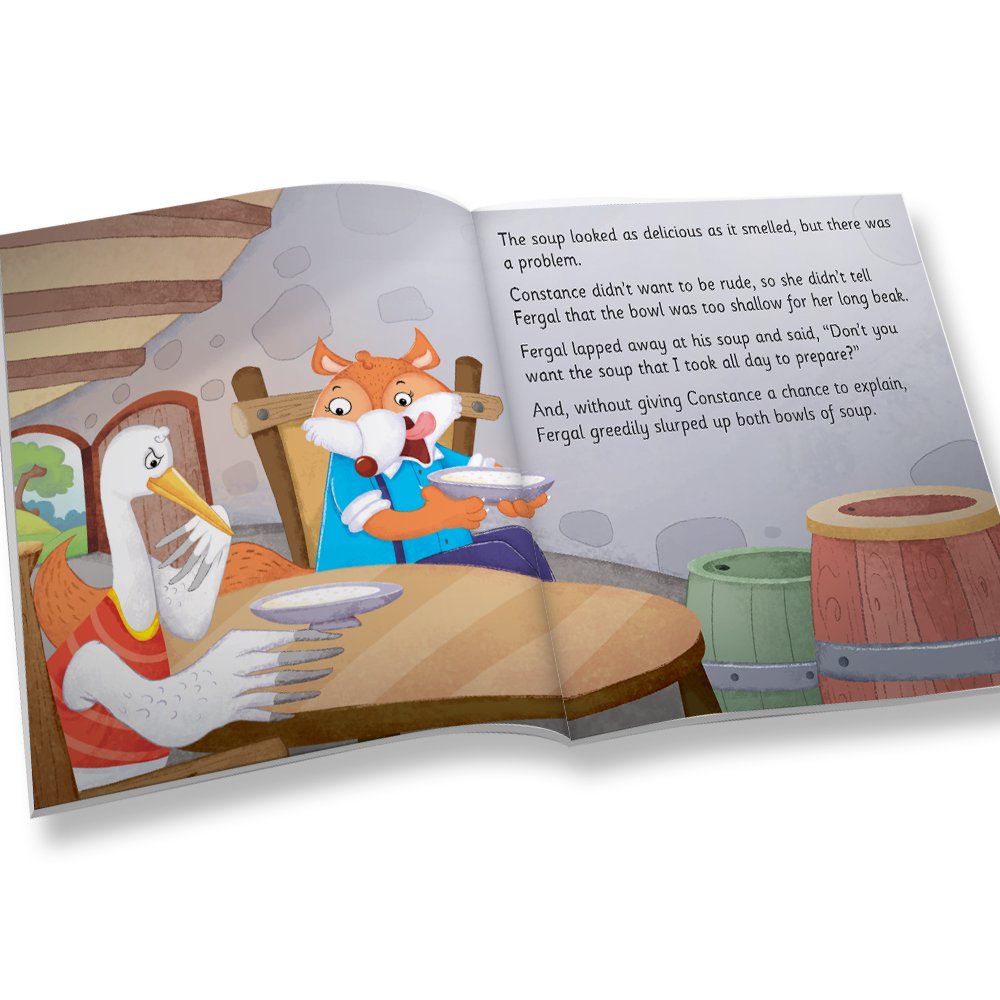 Jolly Kids Aesop’s Fables English Short Stories Book 3 Set of 4 for Little Children| Ages 3 – 6 Years| Moral Stories - Swadesiicart