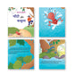 Jolly Kids Aesop's Fables Books C Set of 4 For Kids Ages 3-8 Years| Isap Ki Kahaniyan - Swadesiicart