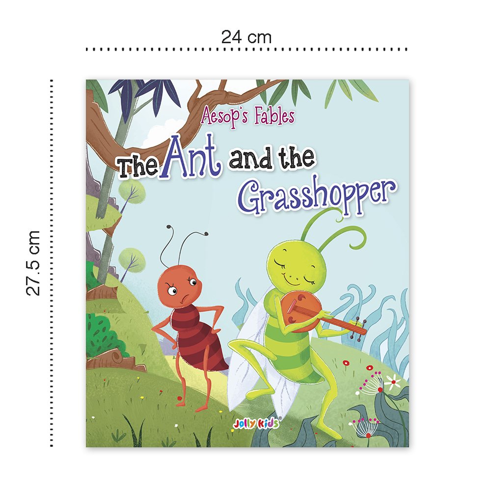 Jolly Kids Aesop's Fables Stories Books A Set of 6| Bedtime Moral Stories For Kids Ages 3-6 Years - Swadesiicart