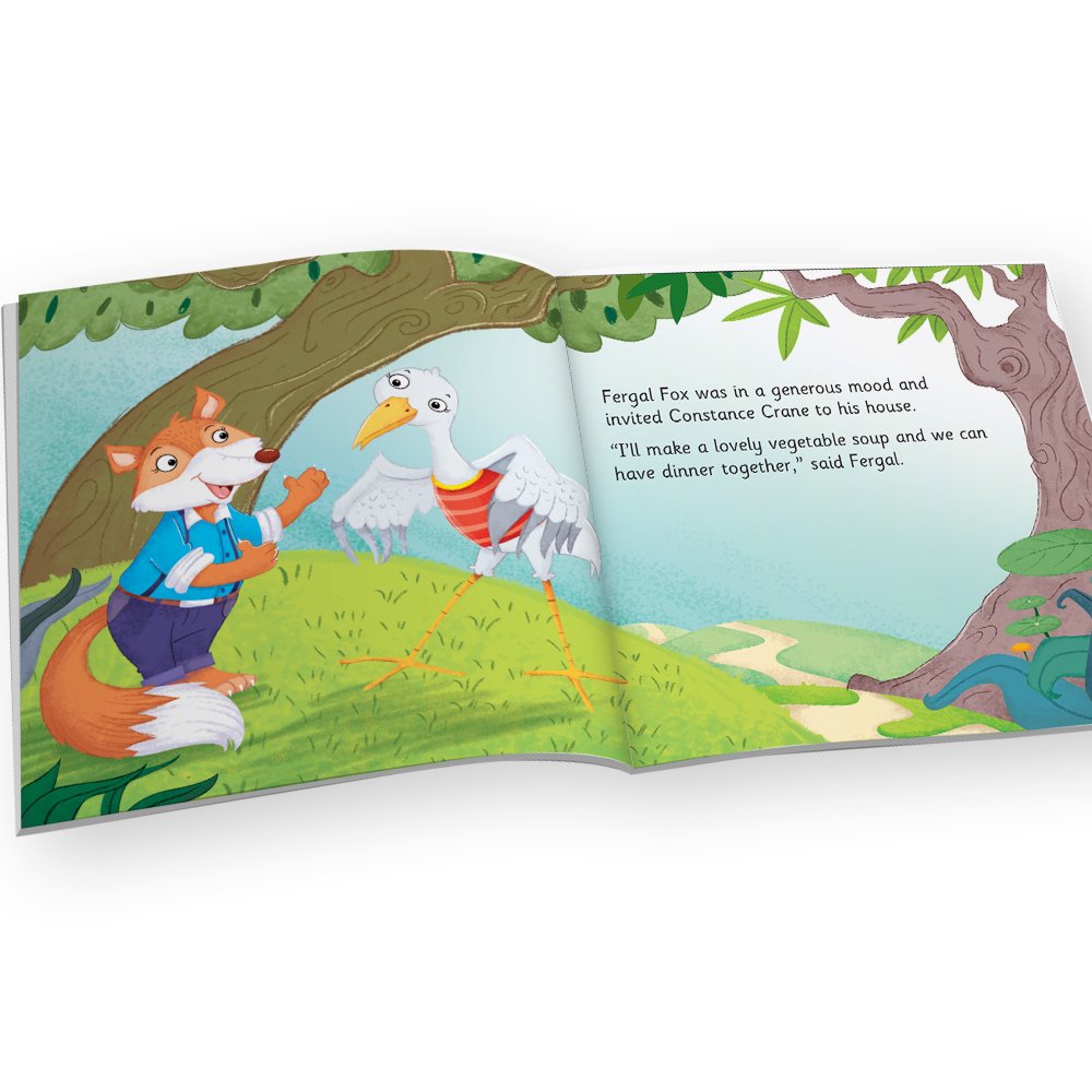 Jolly Kids Aesop's Fables Stories Books B Set of 6| Bedtime Moral Stories For Kids Ages 3-6 Years - Swadesiicart