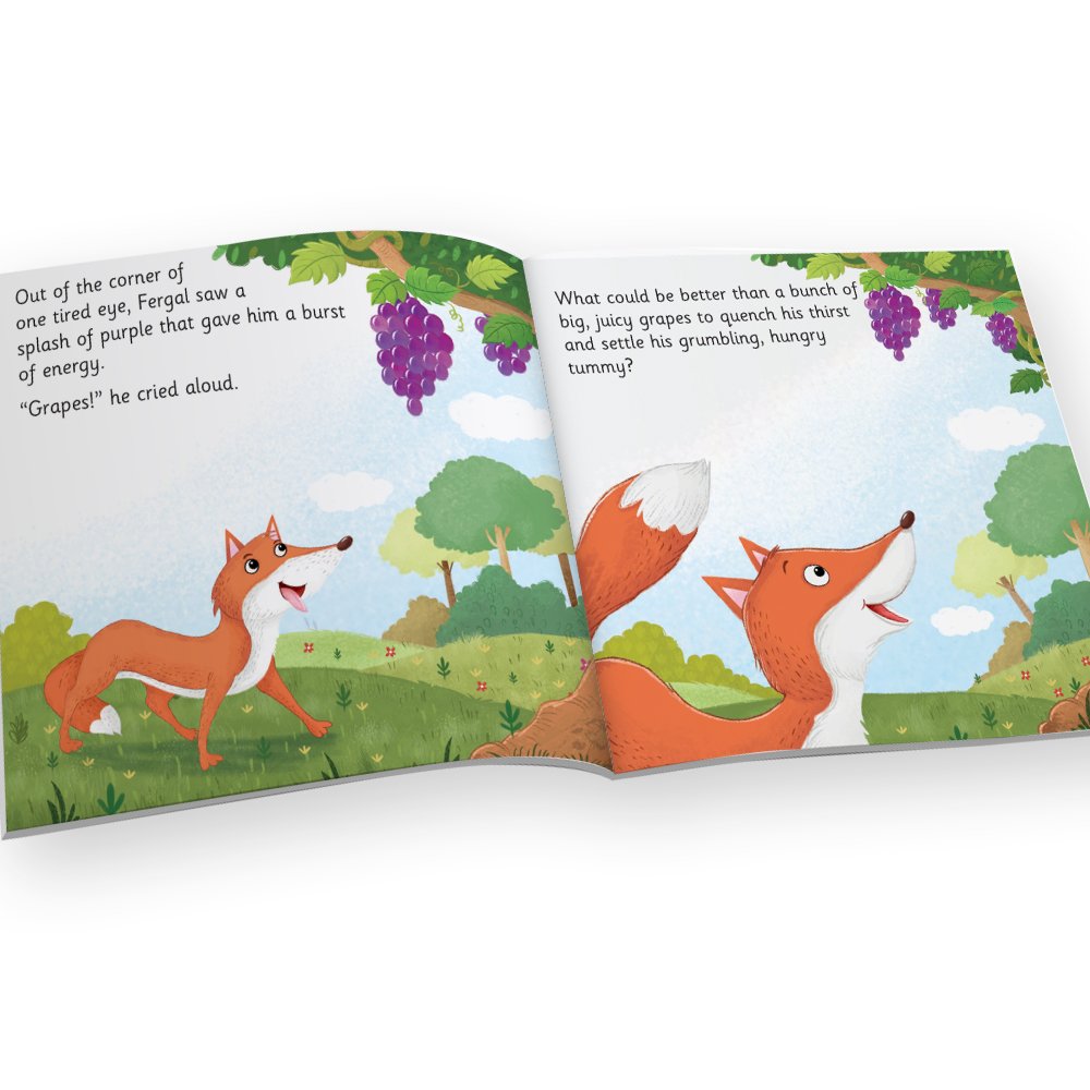 Jolly Kids Aesop's Fables Stories Books B Set of 6| Bedtime Moral Stories For Kids Ages 3-6 Years - Swadesiicart