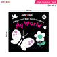 Jolly Kids Baby's First High Contrast Board Books (Set of 4)| Black and White Board Books For Kids Ages 0 - 3 Years - Swadesiicart