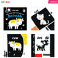 Jolly Kids Baby's First High Contrast Board Books (Set of 4)| Black and White Board Books For Kids Ages 0 - 3 Years - Swadesiicart