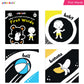 Jolly Kids Baby's First High Contrast Board Books (Set of 4)| Black and White Board Books For Kids Ages 0 - 3 Years - Swadesiicart