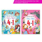 Jolly Kids Beautifully Illustrated Fairy Tales 4 in 1 Books C Set of 2| Ultimate Collection of Bedtime Megical Stories For Children Ages 3-8 Years - Swadesiicart