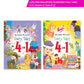 Jolly Kids Beautifully Illustrated Fairy Tales 4 in 1 Books D Set of 2| Ultimate Collection of Bedtime Megical Stories For Children Ages 3-8 Years - Swadesiicart