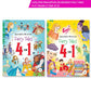 Jolly Kids Beautifully Illustrated Fairy Tales 4 in 1 Books E Set of 2| Ultimate Collection of Bedtime Megical Stories For Children Ages 3-8 Years - Swadesiicart