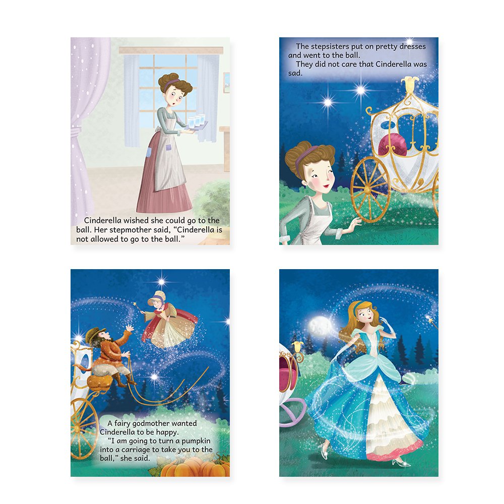 Jolly Kids Beautifully Illustrated Fairy Tales Books A Set of 4 For Kids Ages 3-8 Years| Classic Storytelling Gift Book - Swadesiicart
