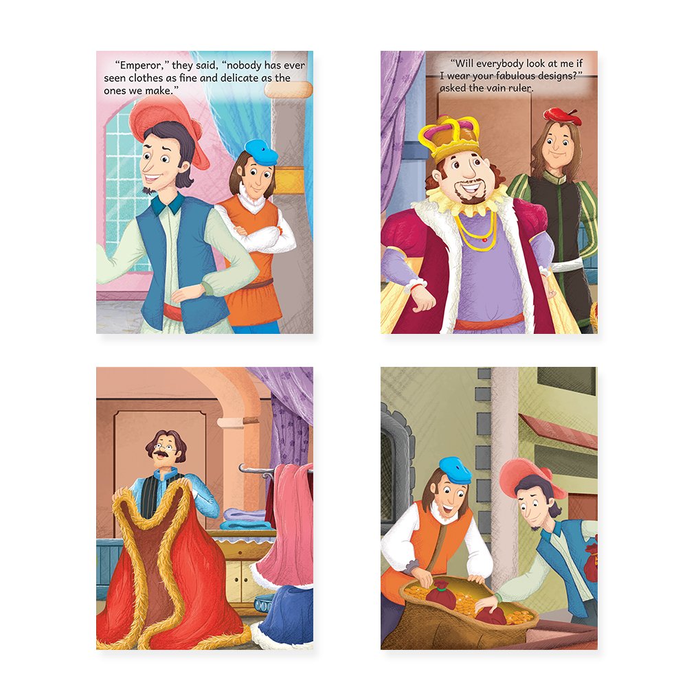 Jolly Kids Beautifully Illustrated Fairy Tales Books A Set of 4 For Kids Ages 3-8 Years| Classic Storytelling Gift Book - Swadesiicart