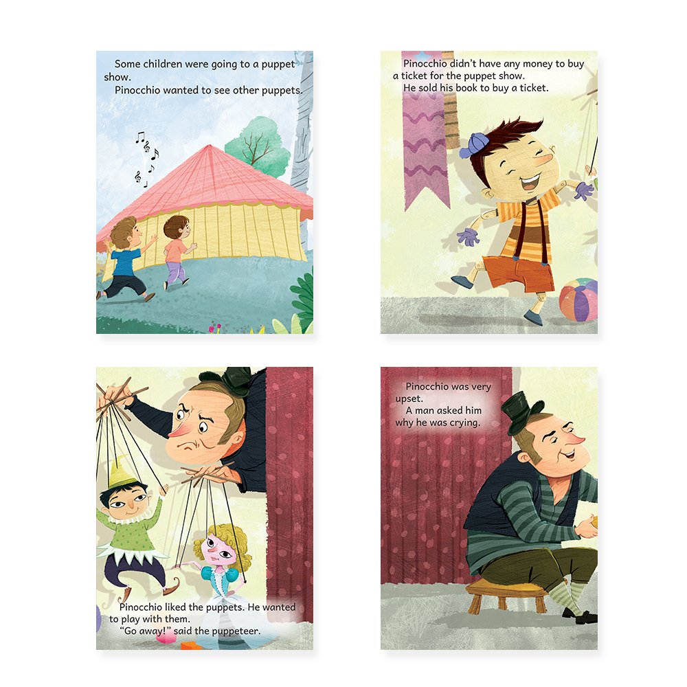 Jolly Kids Beautifully Illustrated Fairy Tales Books C Set of 4 Combo Storytelling Books For Kids Ages 3-8 Years - Swadesiicart