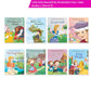Jolly Kids Beautifully Illustrated Fairy Tales Books E Set of 8 Combo Storytelling Books For Kids Ages 3-8 Years - Swadesiicart