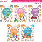 Jolly Kids Clever Beaver Ages 5-6 Years Fun Learning Activities Workbooks Set of 4| English-Maths-EVS-Good Habit-Logical Reasoning - Swadesiicart