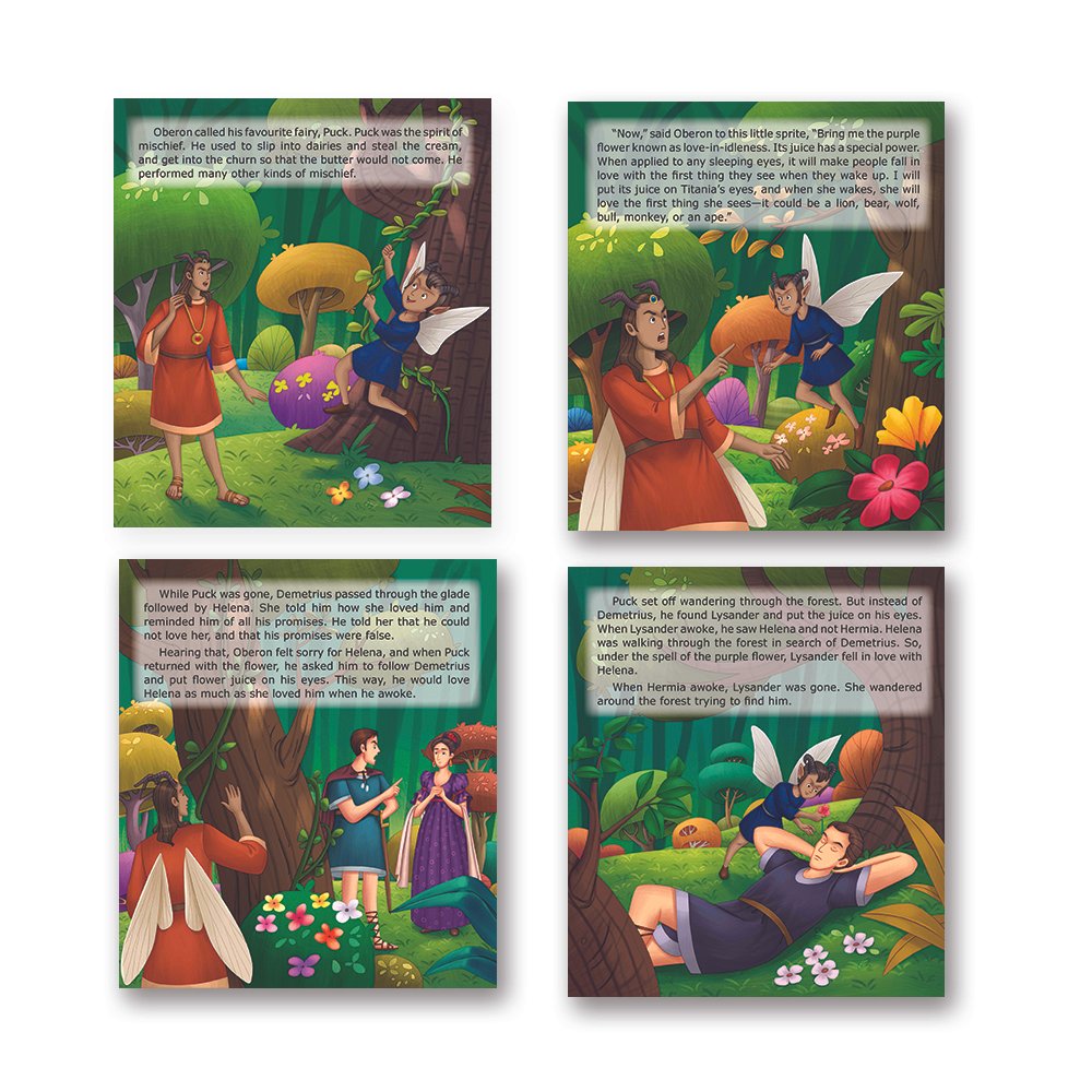 Shakespeare for Young Minds: Jolly Kids' Illustrated Stories E Combo Set of 6 Ages 6-12 Years - Swadesiicart
