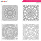 Jolly Kids Adults Mandala Colouring Books A Set of 2| Ideal For Stress Relieving, Relaxing & Meditation Books for Teenager - Swadesiicart