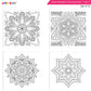 Jolly Kids Adults Mandala Colouring Books A Set of 2| Ideal For Stress Relieving, Relaxing & Meditation Books for Teenager - Swadesiicart