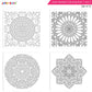 Jolly Kids Adults Mandala Colouring Books A Set of 2| Ideal For Stress Relieving, Relaxing & Meditation Books for Teenager - Swadesiicart