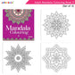 Jolly Kids Adults Mandala Colouring Books Set of 4| Ideal for Stree Relieving, Relaxing and Meditation Books for Teenagers - Swadesiicart