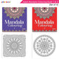 Jolly Kids Adults Mandala Colouring Books Set of 4| Ideal for Stree Relieving, Relaxing and Meditation Books for Teenagers - Swadesiicart