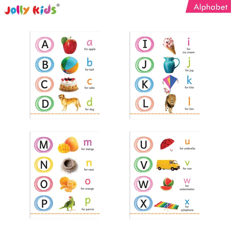 Jolly Kids My Big Board Books Set of 8 for Toddlers Ages 0-3 Years| Picture Learning Books - Swadesiicart